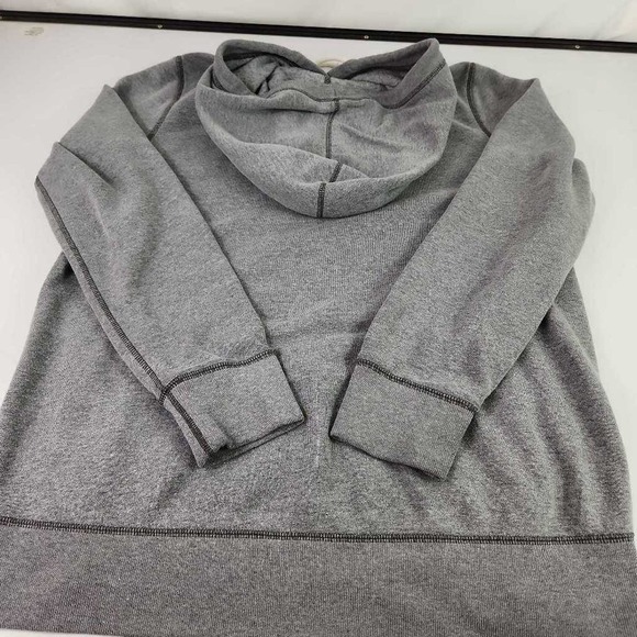 Under Armour Womens Pullover Sweatshirt Gray Spellout Heathered Long Sleeve L - Picture 6 of 10